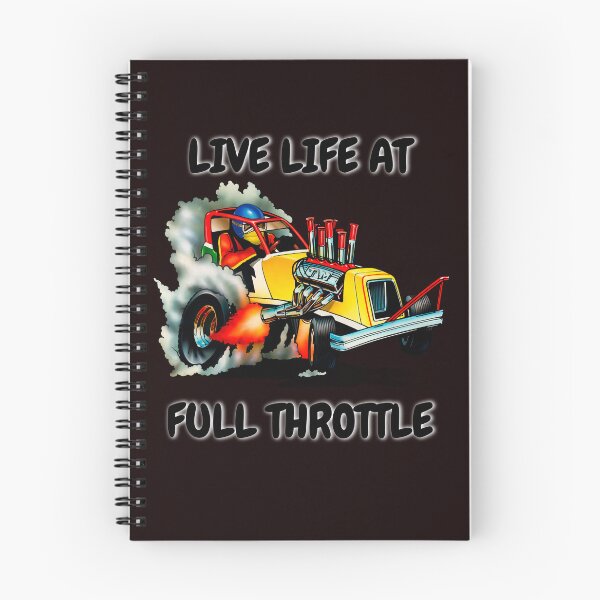 Item preview, Funny Drag Racing Saying Design Live Life At Full Throttle designed and sold by fantasticdesign.