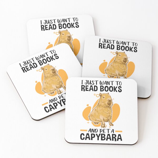 Item preview, Read books and pet capybaras designed and sold by madgrfx.
