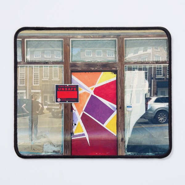 Item preview, Colorful Door on Condemned Building designed and sold by offdutyplaces.