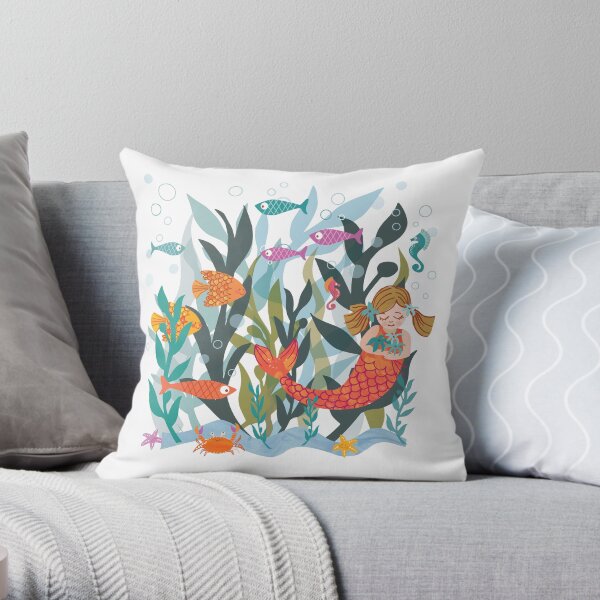 Sea Dreams Throw Pillow