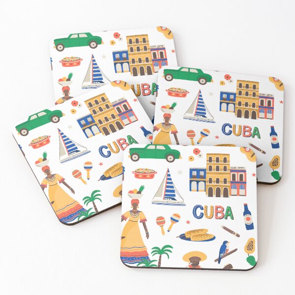Item preview, Cuba Pattern Duvet designed and sold by Suzy Perez Art.
