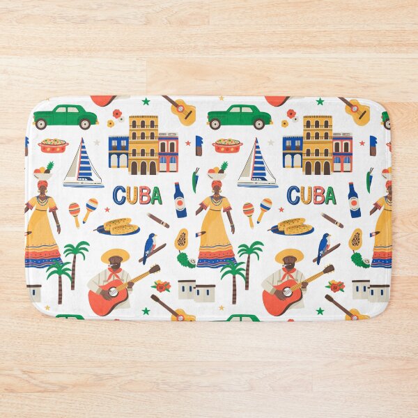 Item preview, Cuba Pattern Duvet designed and sold by Suzy Perez Art.