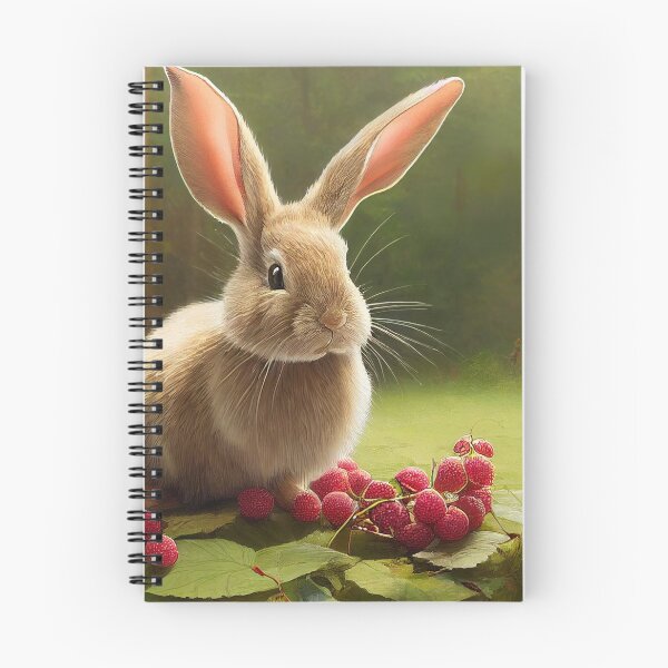 Item preview, rabbit and berry 2 designed and sold by Mike Kiev art.