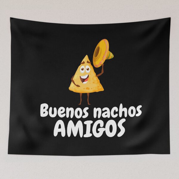 Item preview, Buenos Nachos Amigos - buenas noches or buenos dias - variations of Spanish greetings  designed and sold by ALLURE-minimal.