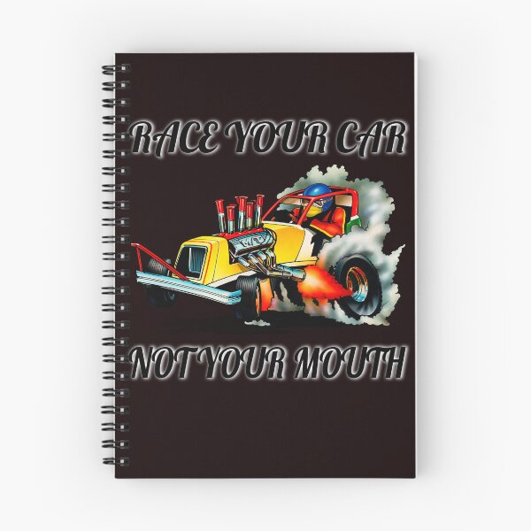 Item preview, Funny Drag Racing Saying Design Race Your Car Not Your Mouth designed and sold by fantasticdesign.