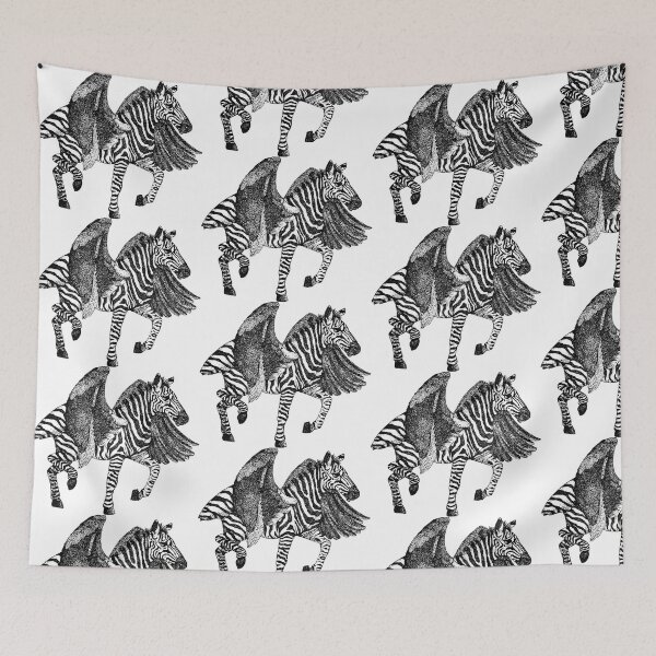 Item preview, Zebra-Flamingo designed and sold by estevez-artista.