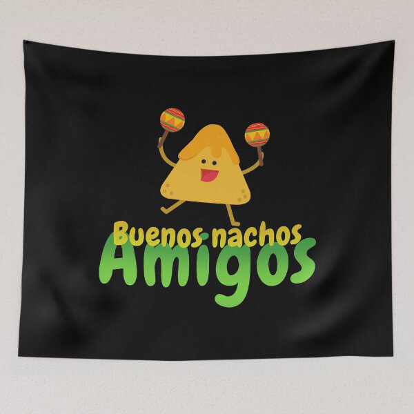 Item preview, Buenos Nachos Amigos - buenas noches or buenos dias - variations of Spanish greetings  designed and sold by ALLURE-minimal.