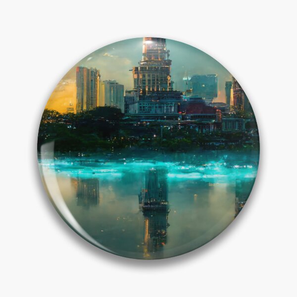 Item preview, Kuala Lumpur City Skyline Golden Clouds / Kuala Lumpur - Malaysia designed and sold by Unwind-Art-Work.