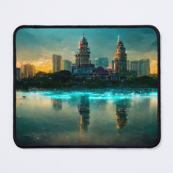 Item preview, Kuala Lumpur City Skyline Golden Clouds / Kuala Lumpur - Malaysia designed and sold by Unwind-Art-Work.