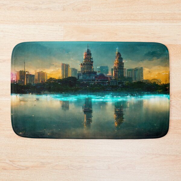 Item preview, Kuala Lumpur City Skyline Golden Clouds / Kuala Lumpur - Malaysia designed and sold by Unwind-Art-Work.