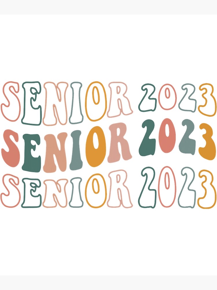 Senior 2023 Retro Class Of 2023 Seniors Graduation 23 Gifts Poster Senior 2023 Retro Class Of 2023 Seniors Graduation 23 Gifts Poster