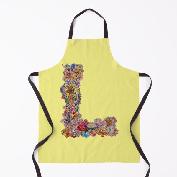 Item preview, L Floral Initial designed and sold by Lenaartist.