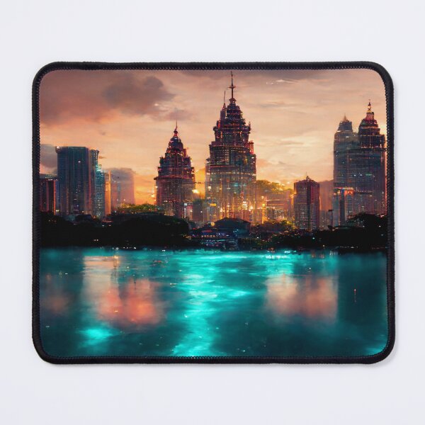 Item preview, Kuala Lumpur City Skyline Golden Clouds / Kuala Lumpur - Malaysia designed and sold by Unwind-Art-Work.
