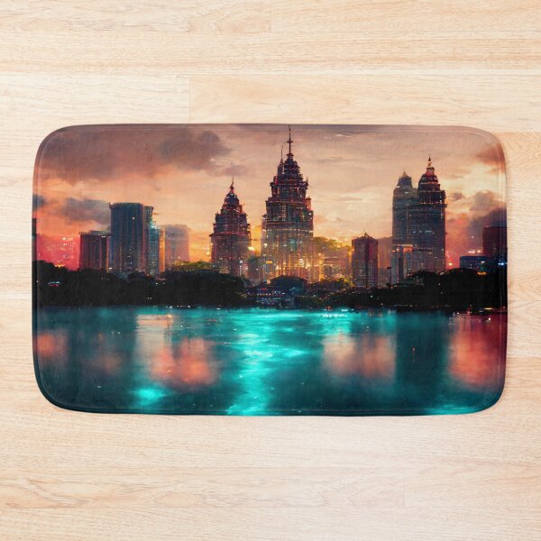 Item preview, Kuala Lumpur City Skyline Golden Clouds / Kuala Lumpur - Malaysia designed and sold by Unwind-Art-Work.