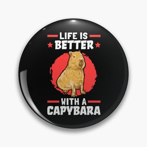 Item preview, Life is better with capybara capybara designed and sold by madgrfx.