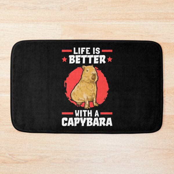 Item preview, Life is better with capybara capybara designed and sold by madgrfx.