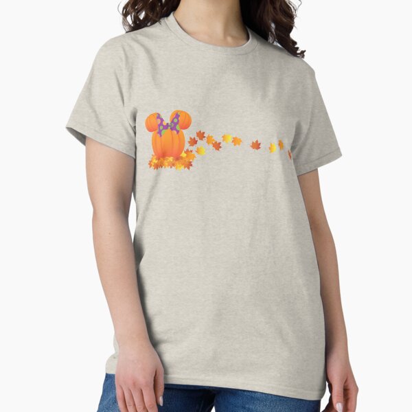 Item preview, Halloween Pumpkin with Ears Fall Leaves Autumn Scene designed and sold by flashoverstudio.