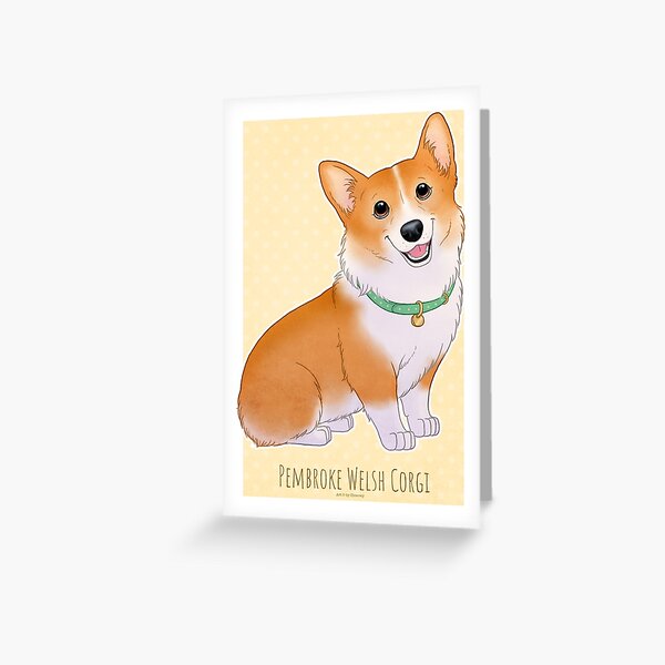 Pembroke Welsh Corgi Greeting Card