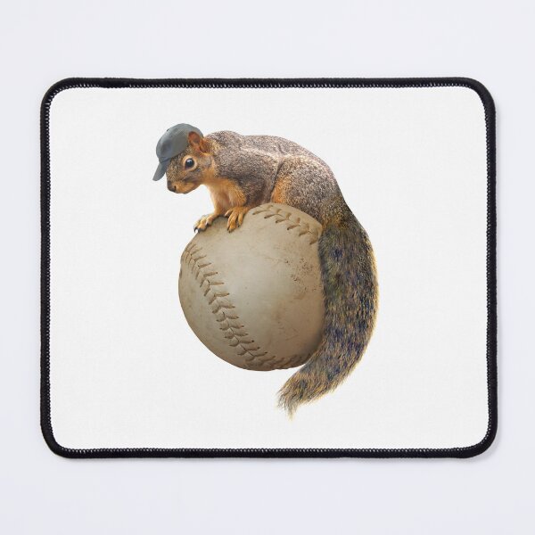 Aperçu de l'œuvre Écureuil de baseball créée et vendue par catsclips.