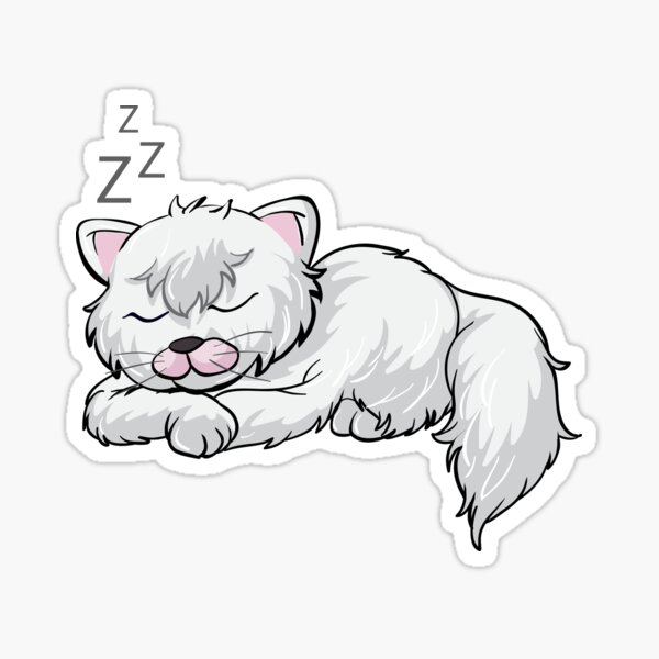 Item preview, widdle pudgy catty napperton - Sleepy cat designed and sold by TheAwesomeMiro.