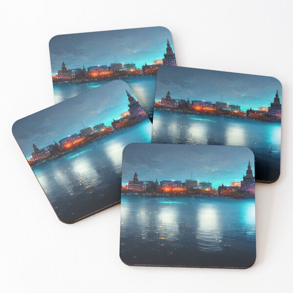 Item preview, Helsinki City Skyline Neonlight / Helsinki - Finland designed and sold by Unwind-Art-Work.