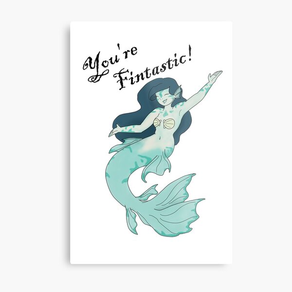 You're Fintastic! Metal Print