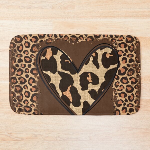 Item preview, Animal Print Heart with Leopard Frame designed and sold by LanaDevon.