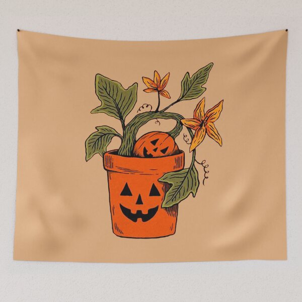 Item preview, pumpkin sprout in a pumpkin pot designed and sold by si3iy.