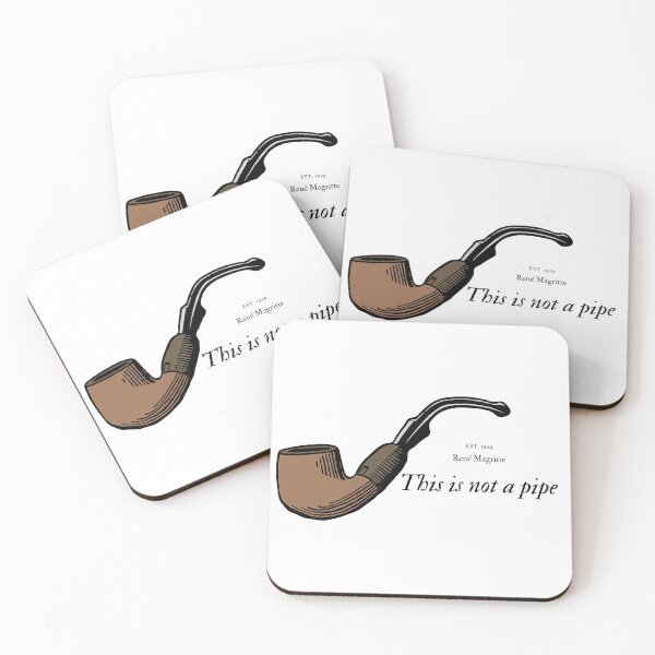 Item preview, This is not a pipe or Ceci nést past une pipe Illustration designed and sold by MomoDesigns-Ger.