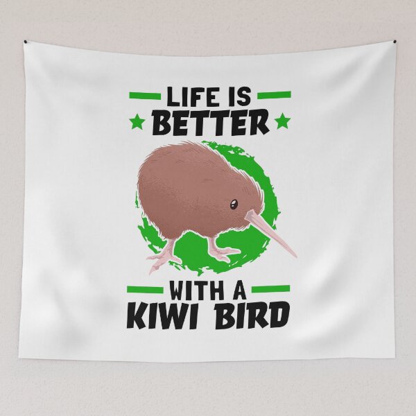 Artikelvorschau, Das Leben ist besser mit einem Kiwi Vogel entworfen und verkauft von madgrfx.