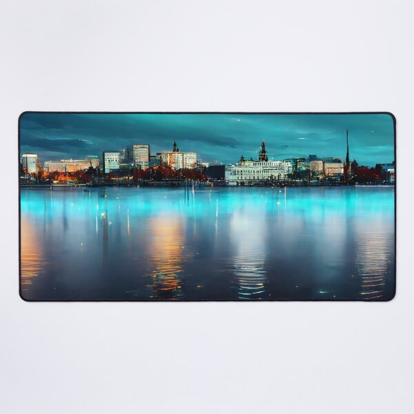 Item preview, Helsinki City Skyline Neonlight / Helsinki - Finland designed and sold by Unwind-Art-Work.