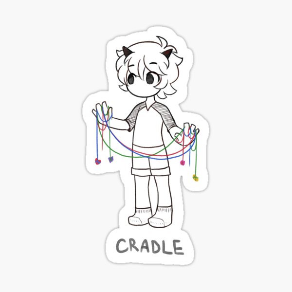 String Cradle Sticker