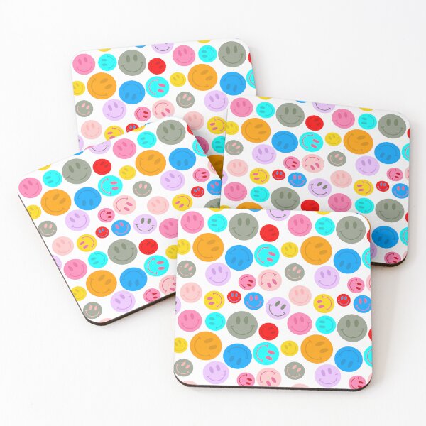 Item preview, Colorful smile face patterns designed and sold by WASAN  DESIGNS.