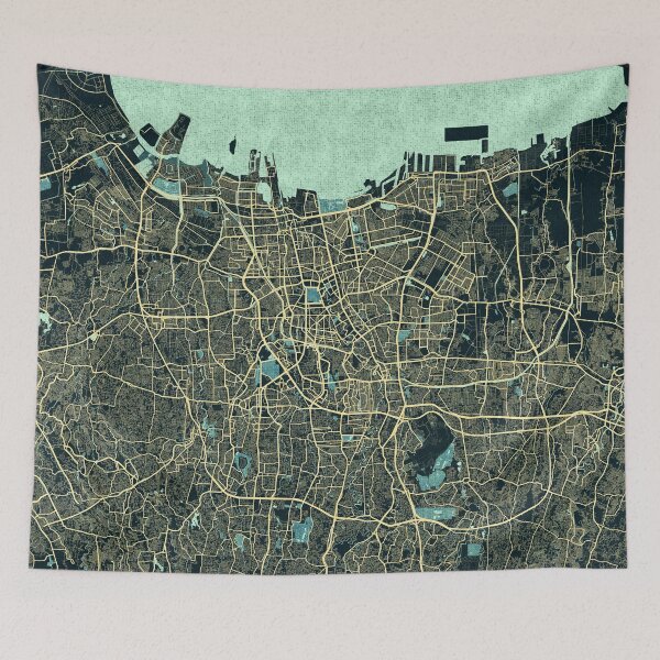 Item preview, Jakarta City Map of Indonesia - Summer designed and sold by deMAP.