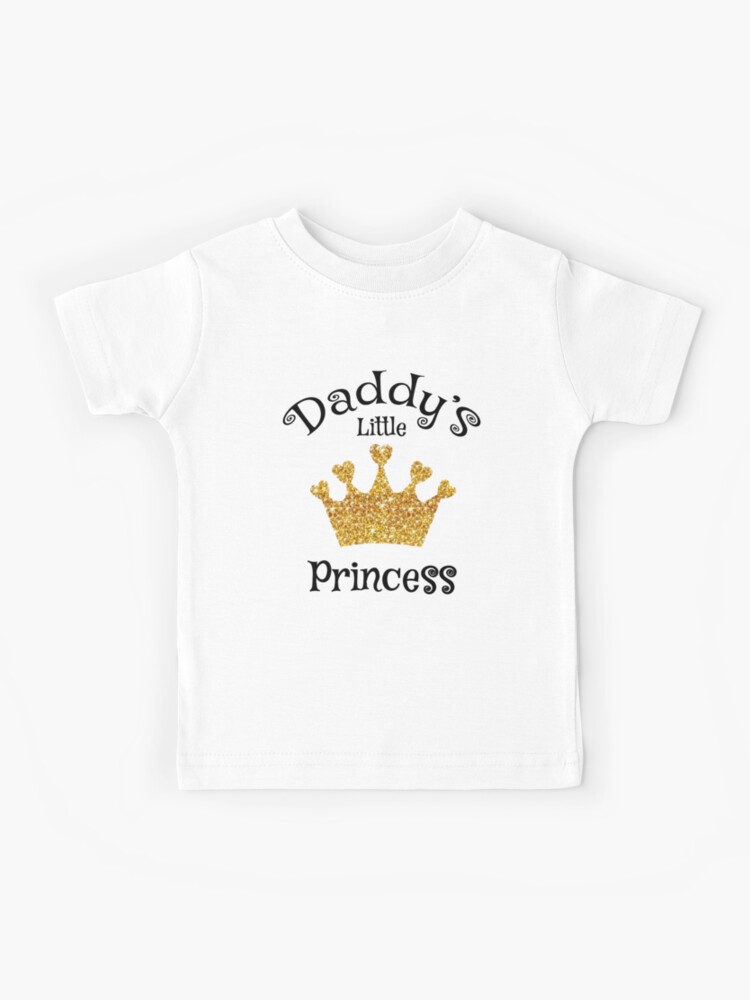 Daddy s little princess pattern Kids T Shirt