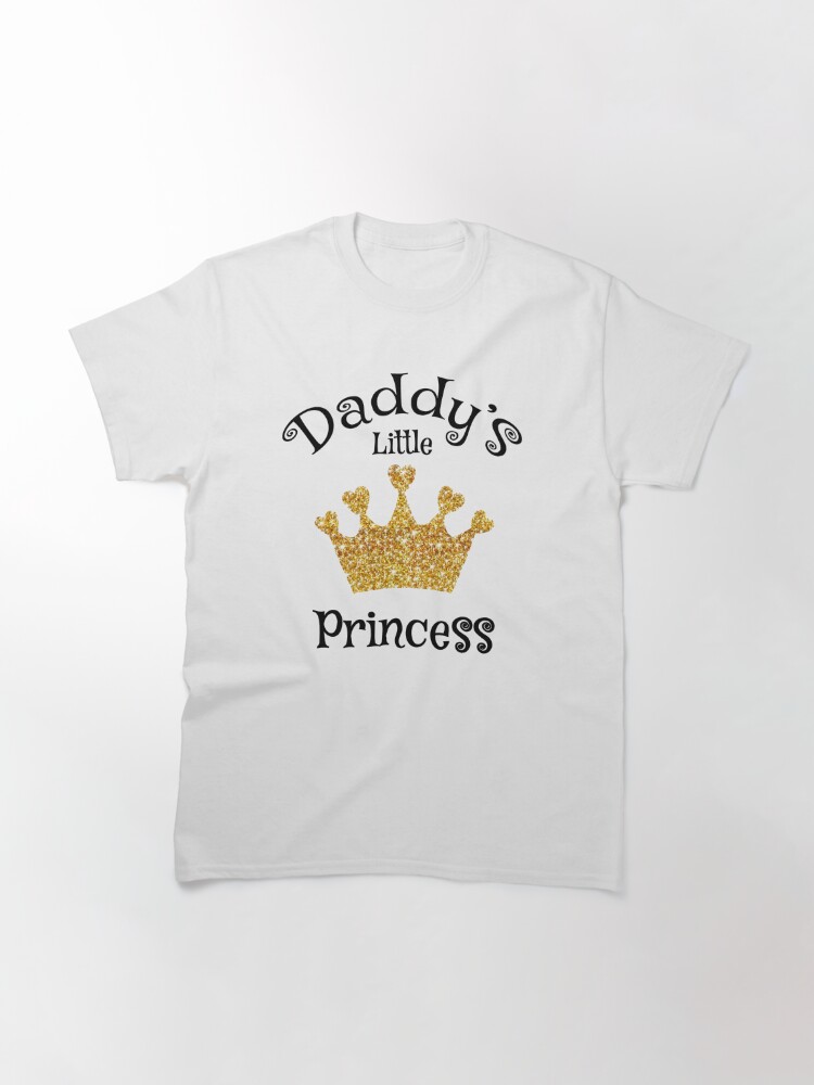 daddy's princess t shirt