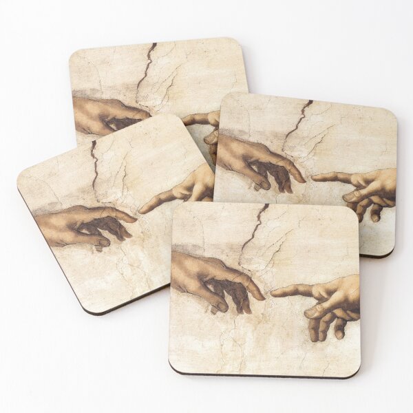 Item preview, Michelangelo Buonarroti  Hand of God The Creation of Adam designed and sold by bufumofo.