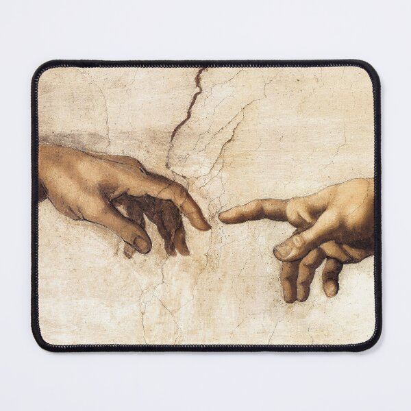 Item preview, Michelangelo Buonarroti Hand of God The Creation of Adam designed and sold by bufumofo.