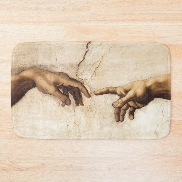 Item preview, Michelangelo Buonarroti  Hand of God The Creation of Adam designed and sold by bufumofo.