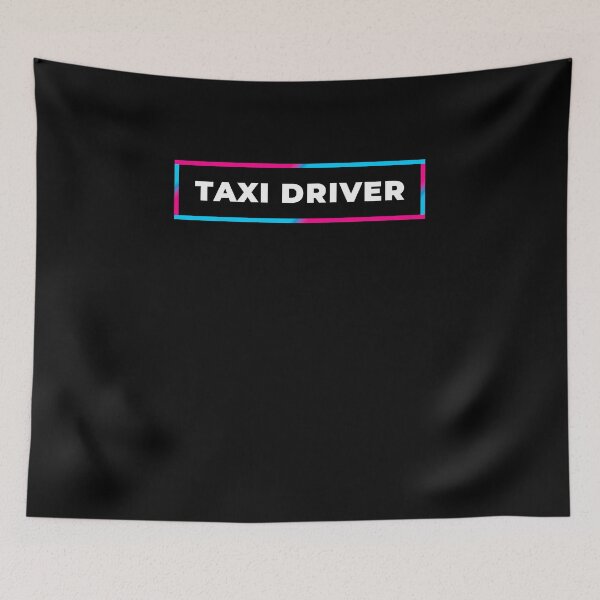 Item preview, Taxi driver retro gradient frame designed and sold by SVPOD.