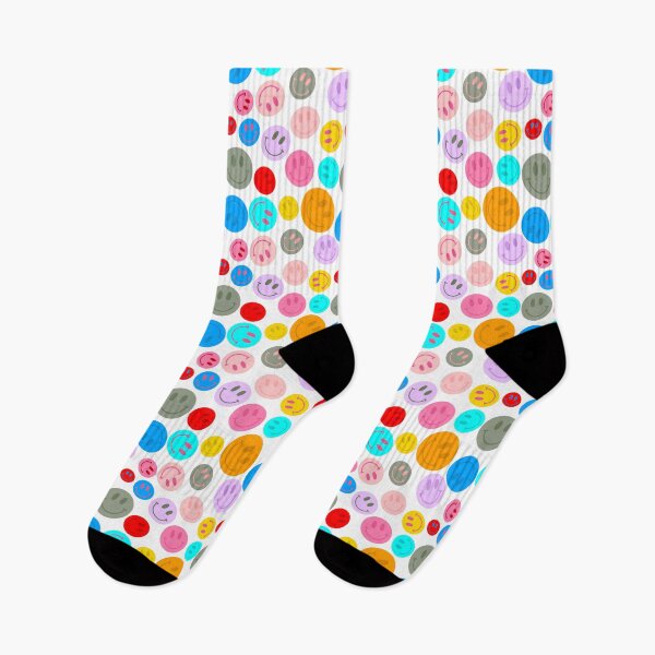 Item preview, Colorful smile face patterns designed and sold by WASAN  DESIGNS.