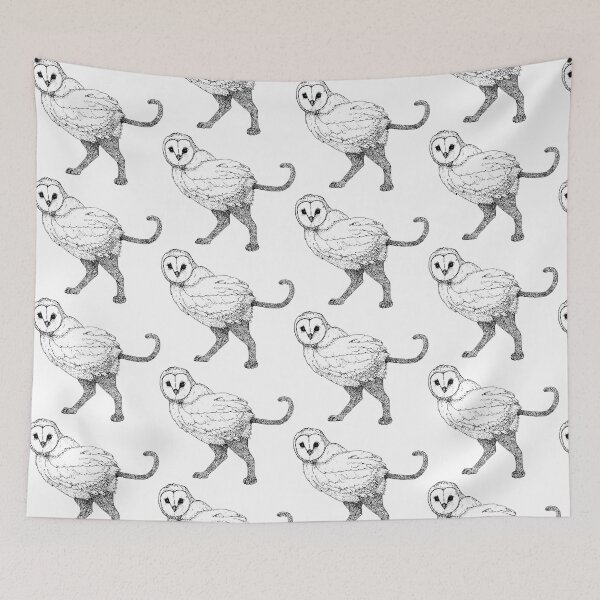 Item preview, Owl-Cat hybrid designed and sold by estevez-artista.