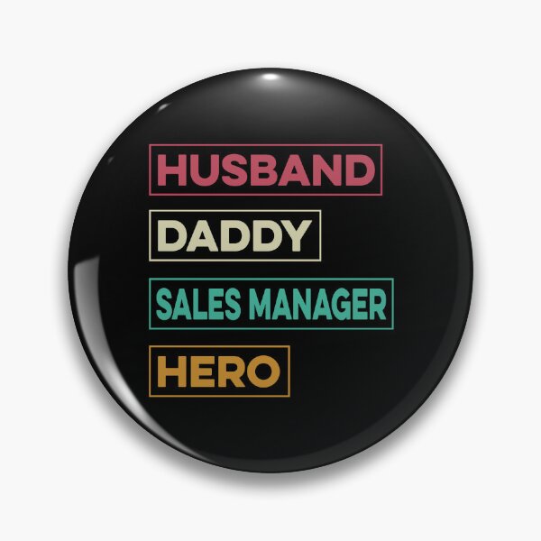 Item preview, Husband Daddy Sales Manager Hero designed and sold by TendyTees.