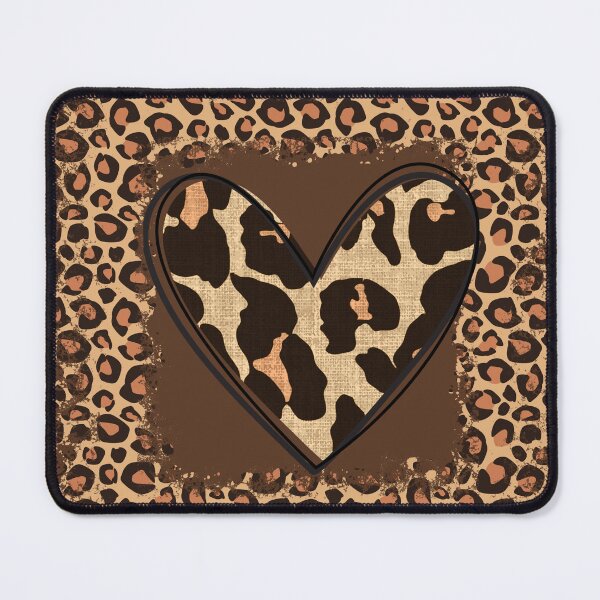 Item preview, Animal Print Heart with Leopard Frame designed and sold by LanaDevon.