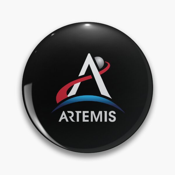 Item preview, Artemis program NASA black background designed and sold by palmwooddesigns.