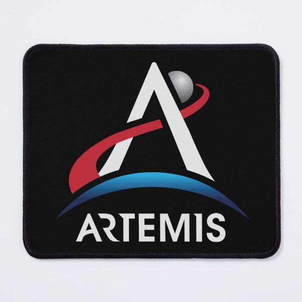 Item preview, Artemis program NASA black background designed and sold by palmwooddesigns.