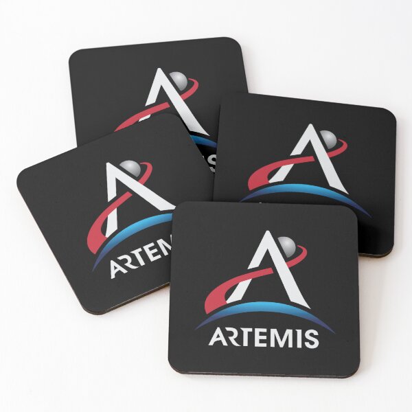 Item preview, Artemis program NASA black background designed and sold by palmwooddesigns.