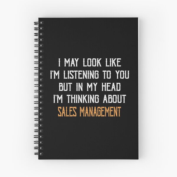 Item preview, In My Head I'm Thinking about Sales Management designed and sold by TendyTees.