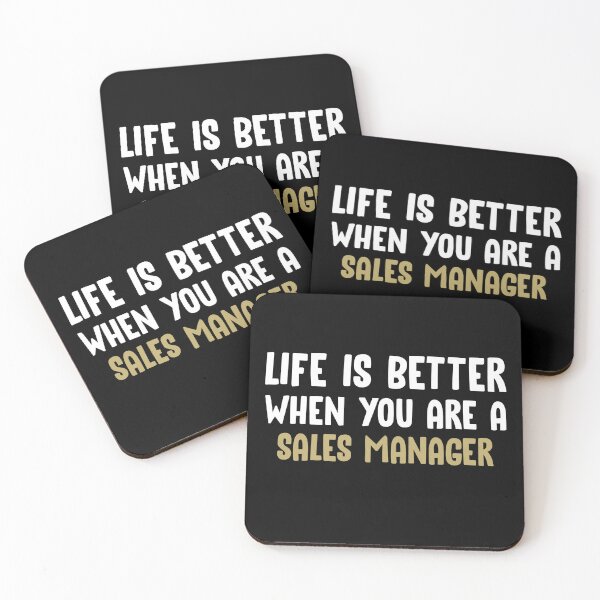 Item preview, Life is Better when you are a Sales Manager designed and sold by TendyTees.