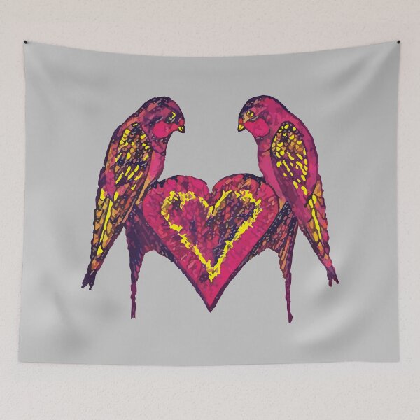 Item preview, Doves in love designed and sold by GenevieveDArt.